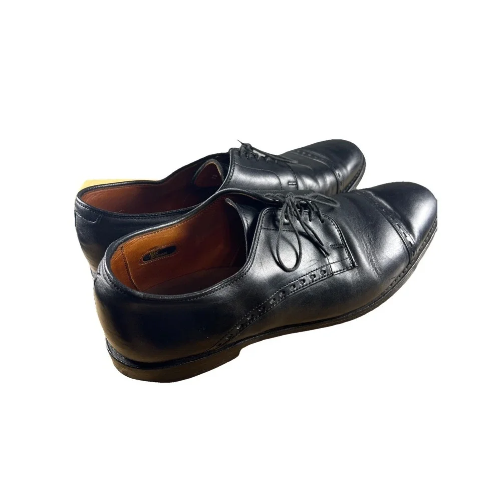 Allen Edmonds Madison Lace Up Leather Shoes Men's‎ 12 Black Made In USA Vintage